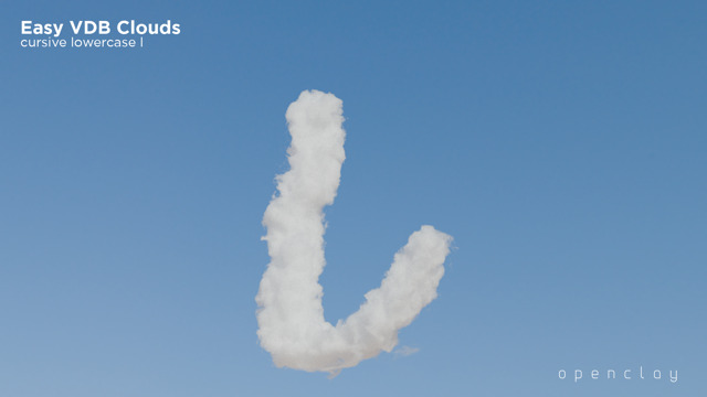 Cursive Lowercase L
